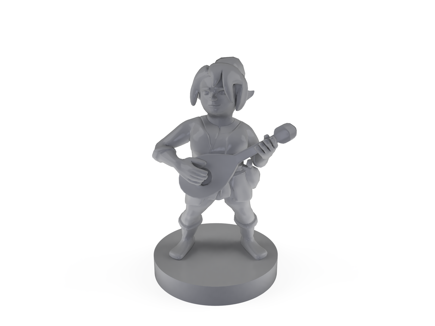 Halfling Female Bard Tabletop DND Gaming Miniature