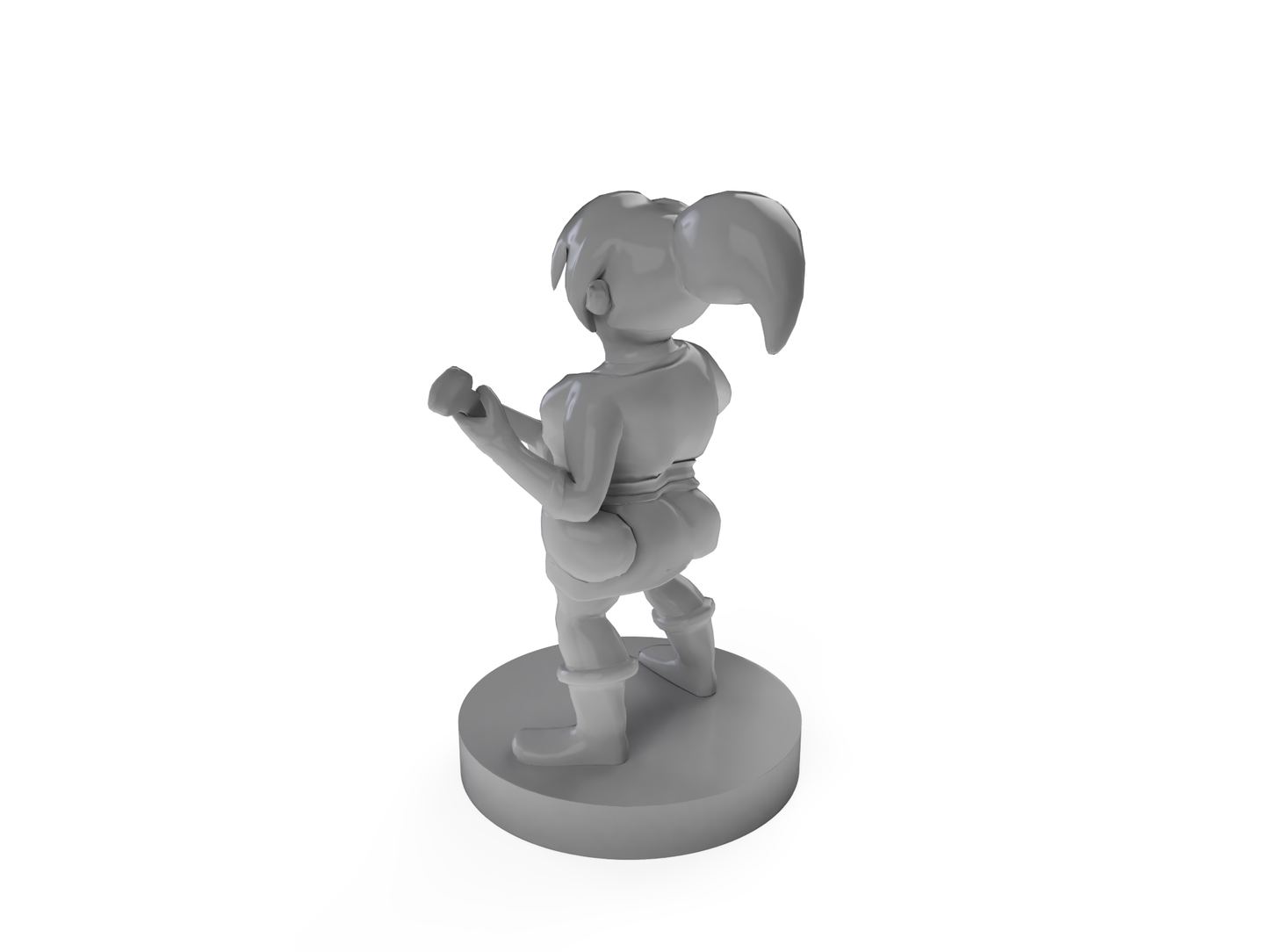 Halfling Female Bard Tabletop DND Gaming Miniature