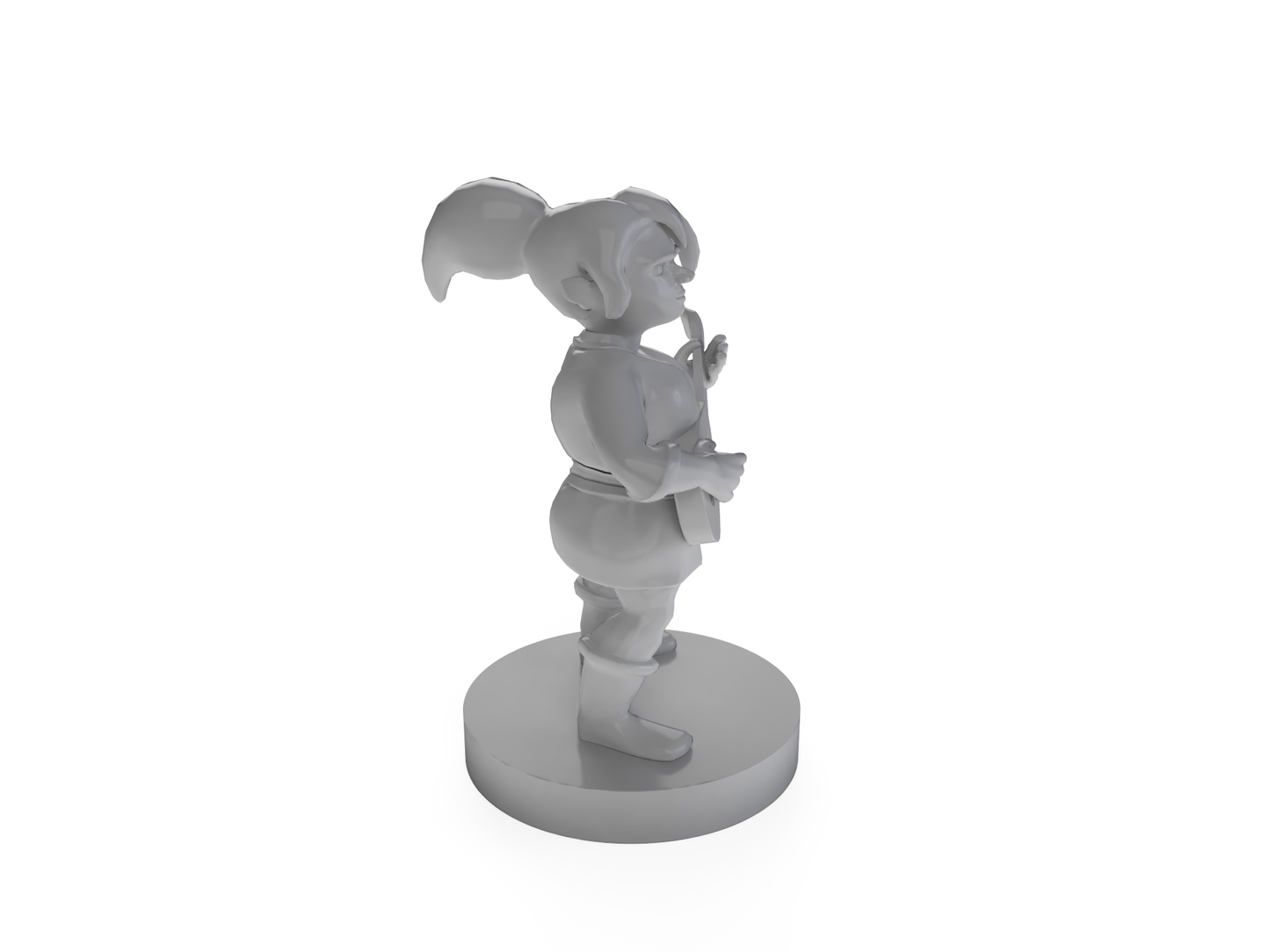 Halfling Female Bard Tabletop DND Gaming Miniature