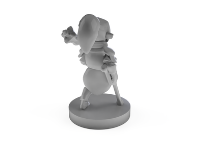 Halfling Female Cleric Missing Leg Tabletop DND Gaming Miniature