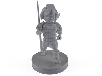 Halfling Female Cleric Whole Tabletop DND Gaming Miniature