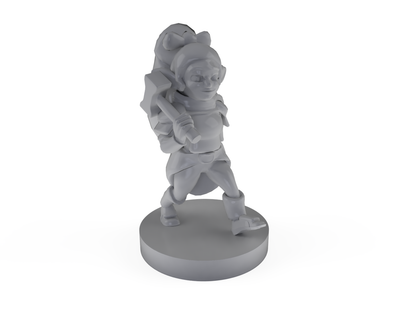 Halfline Female Cleric of Pelor Tabletop DND Gaming Miniature