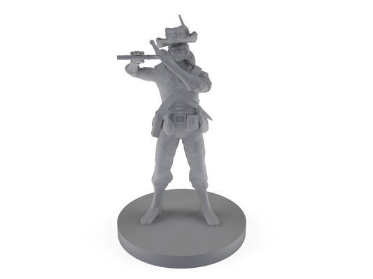 Human Male Bard With a Flute Tabletop DND Gaming Miniature