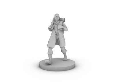 Half Elf Adventurer Tabletop DND Gaming Miniature