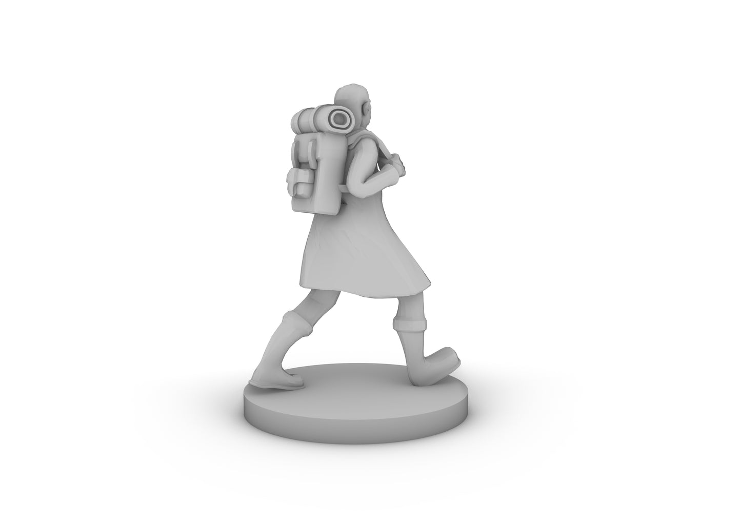 Half Elf Adventurer Tabletop DND Gaming Miniature