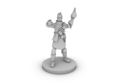 Half Elf Alchemist Boomer Tabletop DND Gaming Miniature