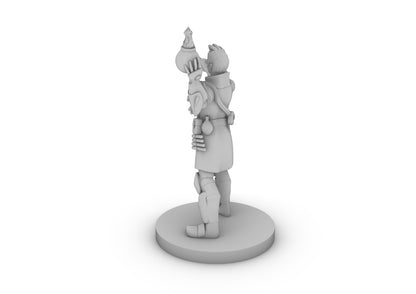 Half Elf Alchemist Boomer Tabletop DND Gaming Miniature