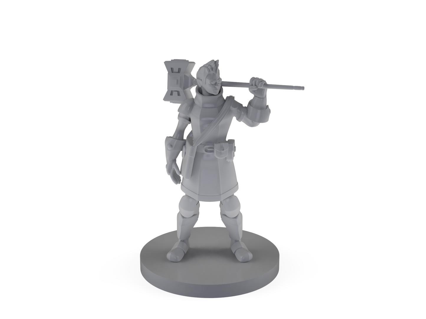 Half Elf Male Artificer Tabletop DND Gaming Miniature