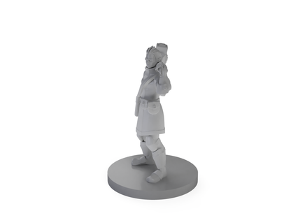 Half Elf Male Artificer Tabletop DND Gaming Miniature