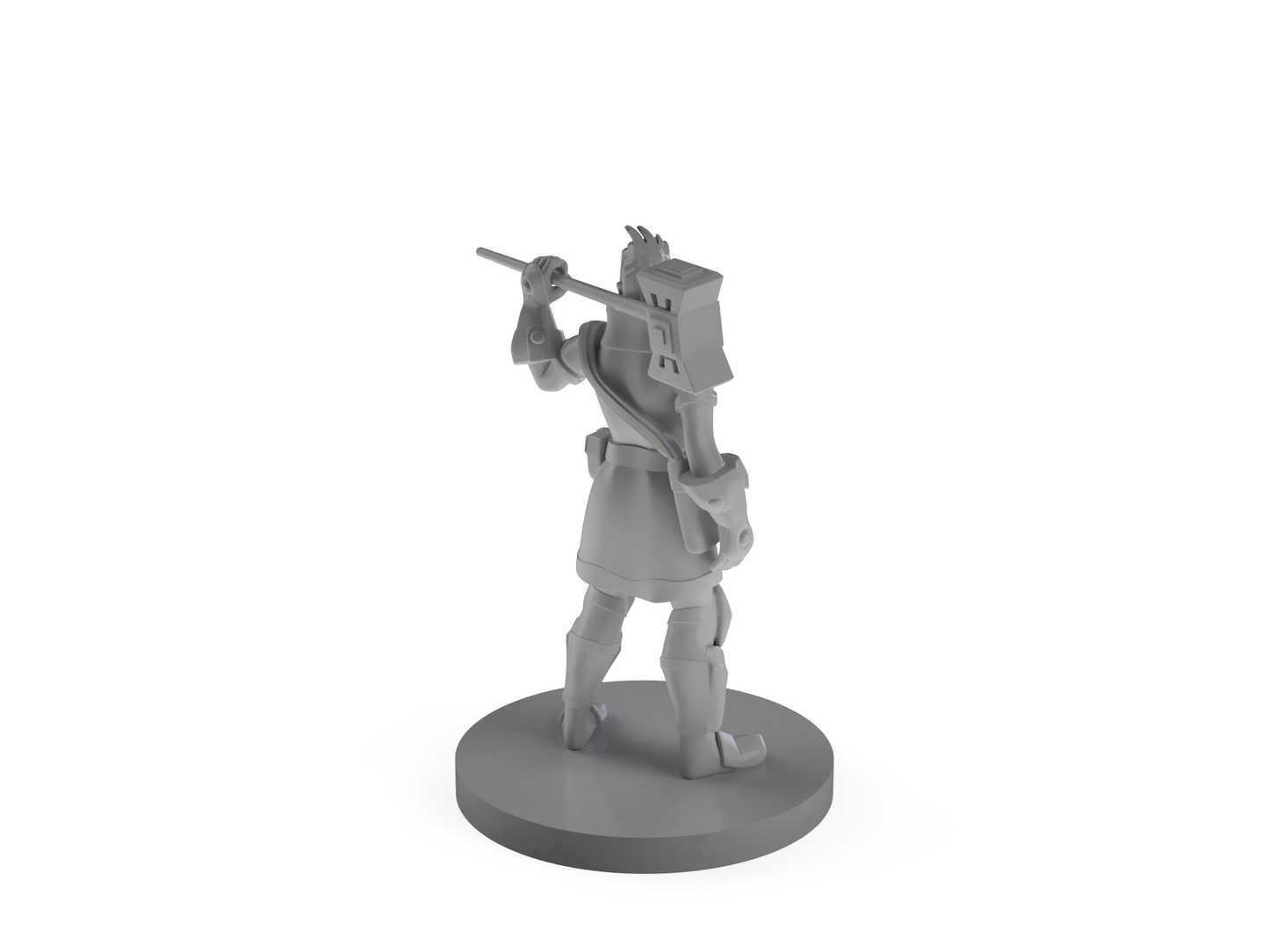 Half Elf Male Artificer Tabletop DND Gaming Miniature