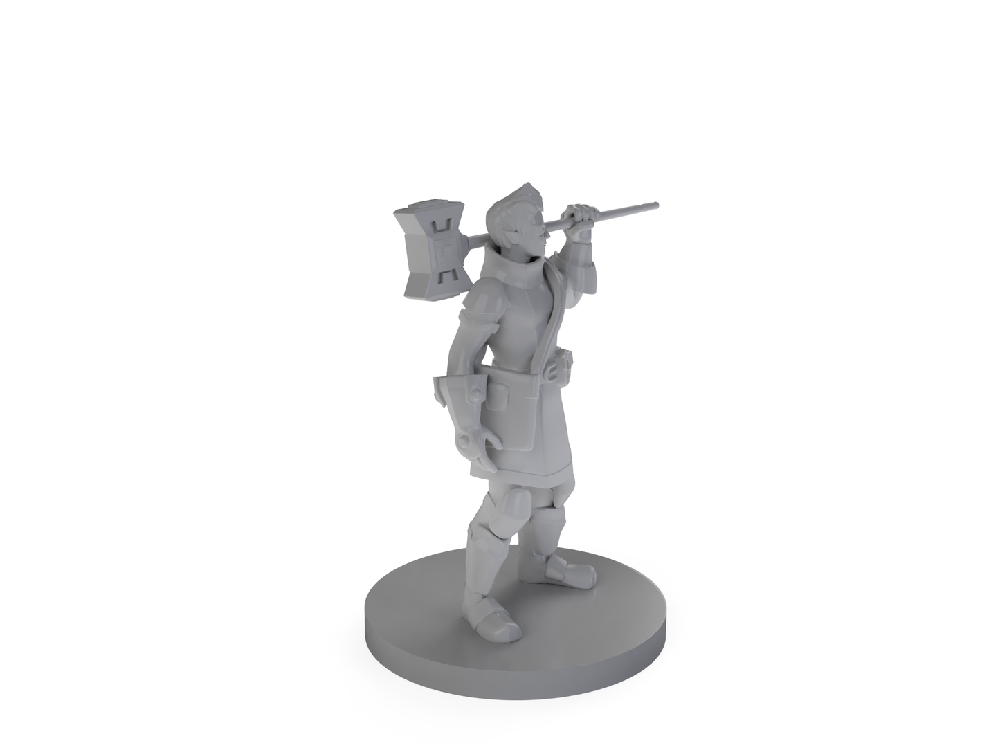 Half Elf Male Artificer Tabletop DND Gaming Miniature