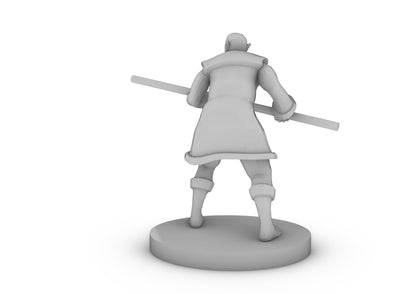 Half Elf Monk Tabletop DND Gaming Miniature