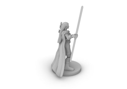 Half Elf Warlock 2 Tabletop DND Gaming Miniature