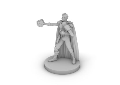 Half Elf Warlock 3 Tabletop DND Gaming Miniature