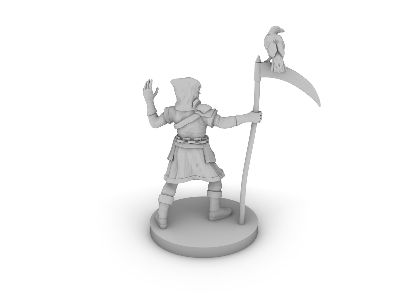 Half Elf Warlock 5 Tabletop DND Gaming Miniature