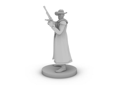 Half Orc Gunslinger Male 2 Tabletop DND Gaming Miniature