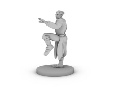 Half Orc Male Monk Tabletop DND Gaming Miniature