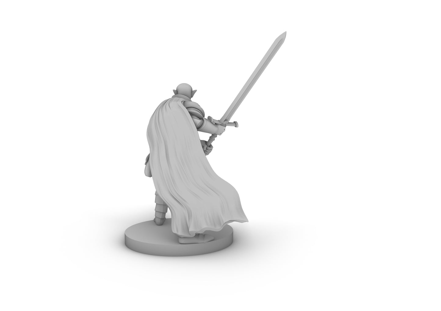 Half Orc Paladin Tabletop DND Gaming Miniature