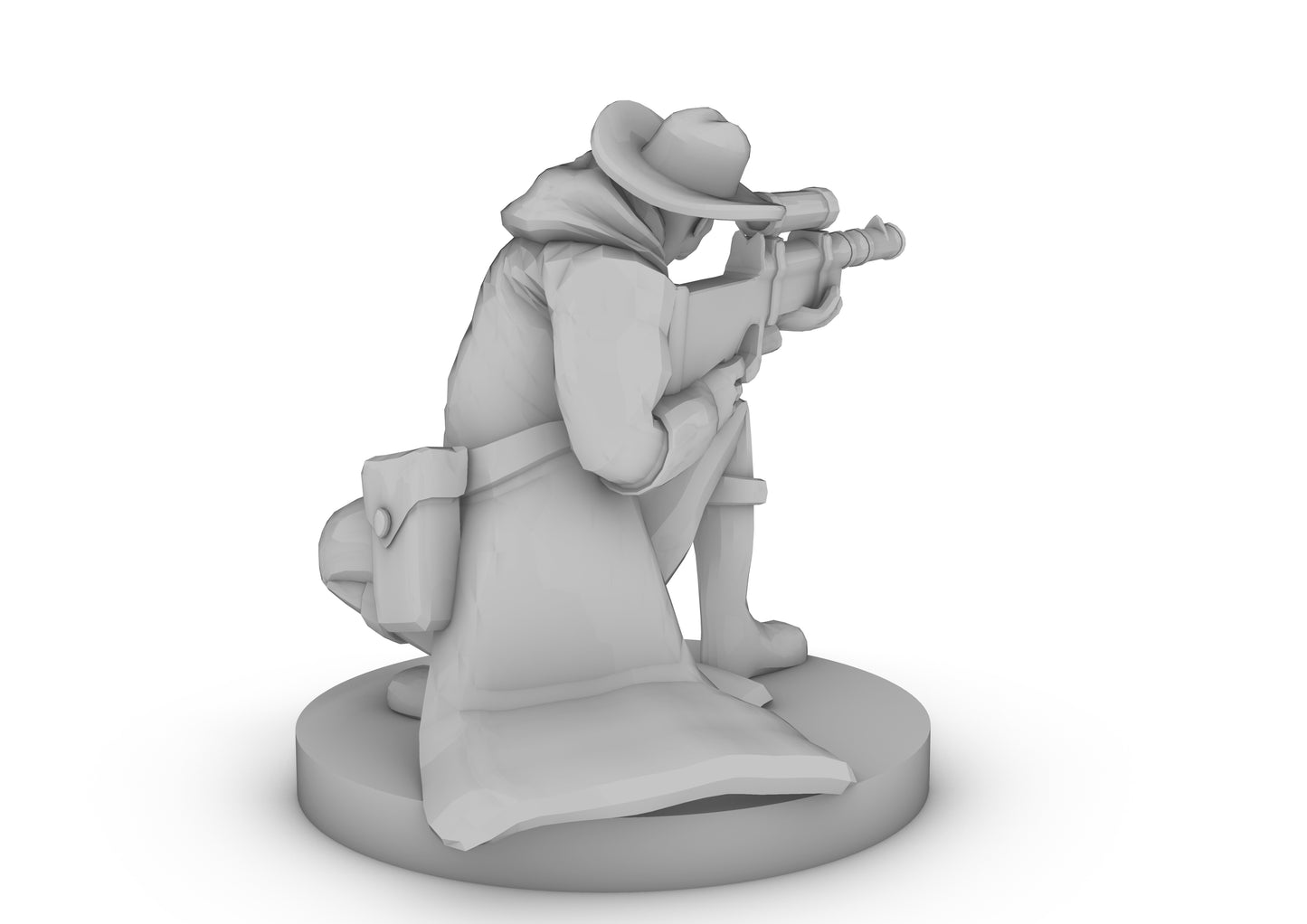 Half Orc Rifleman Gunslinger Tabletop DND Gaming Miniature