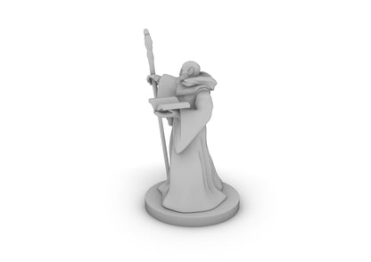 Half Orc Wizard Tabletop DND Gaming Miniature