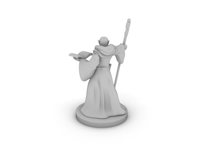 Half Orc Wizard Tabletop DND Gaming Miniature