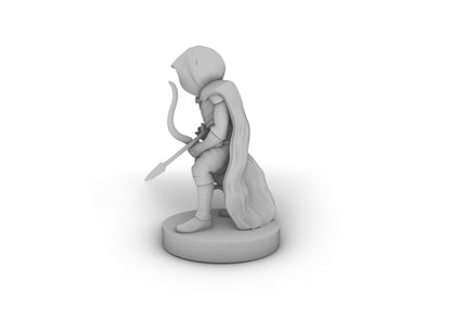 Halfling Ranger Tabletop DND Gaming Miniature