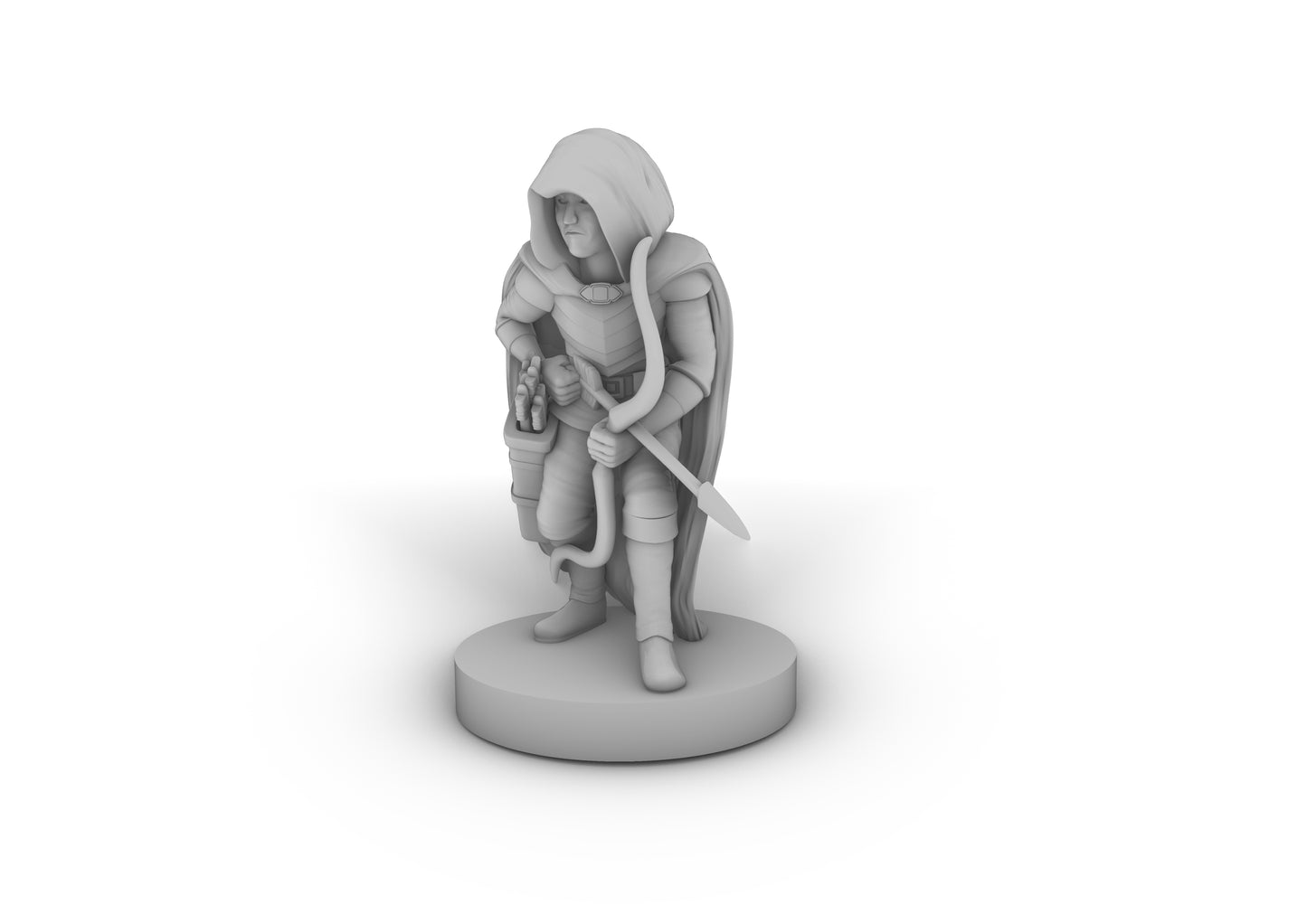 Halfling Ranger Tabletop DND Gaming Miniature