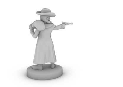 Halfling Female Gunslinger Tabletop DND Gaming Miniature