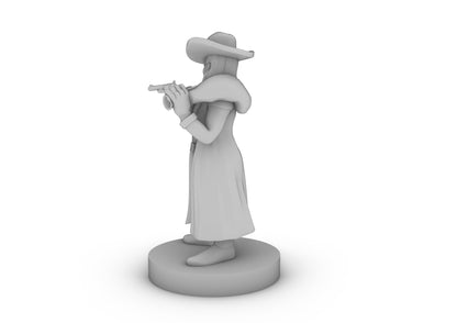 Halfling Female Gunslinger Tabletop DND Gaming Miniature