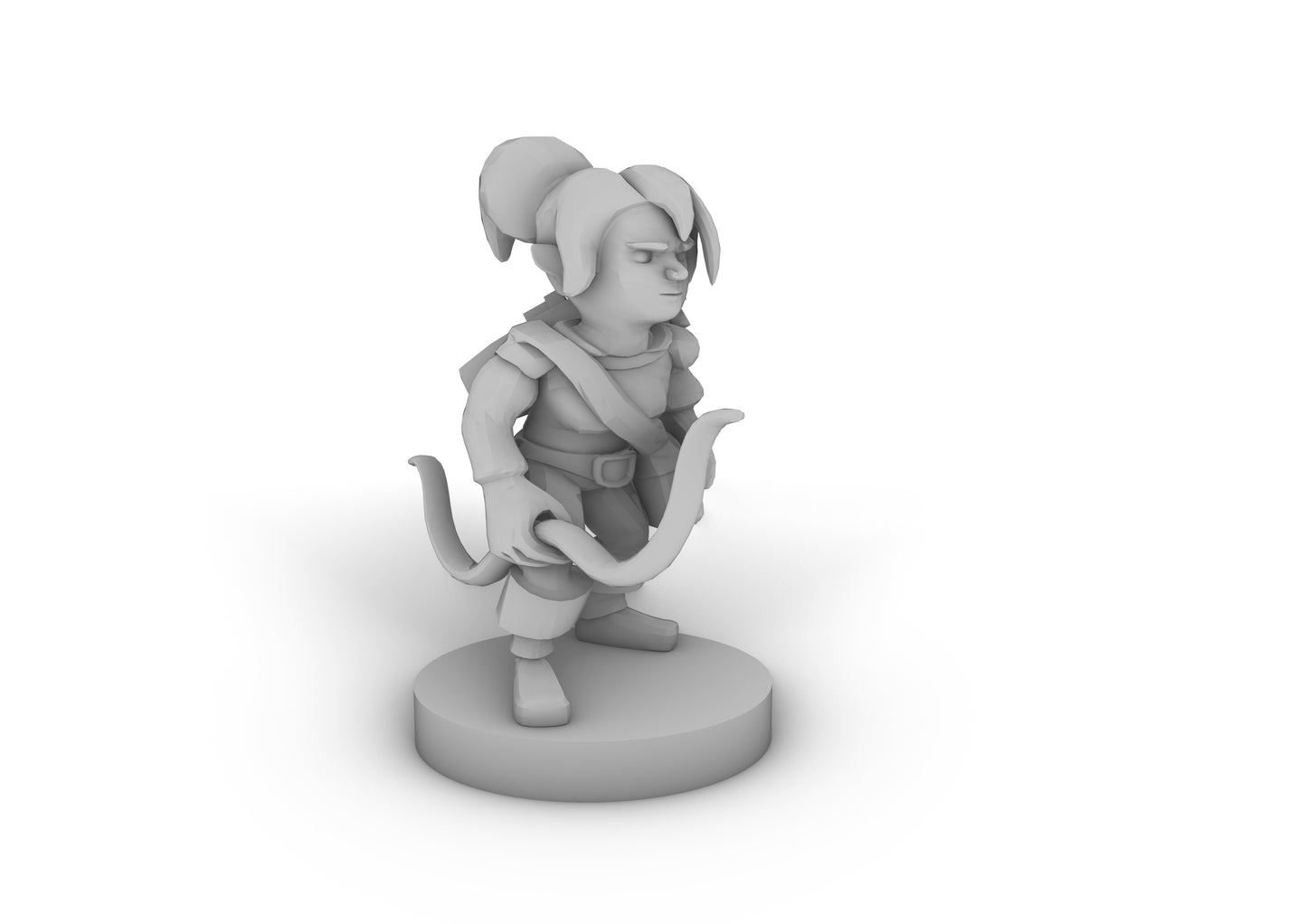 Halfling Female Ranger Tabletop DND Gaming Miniature