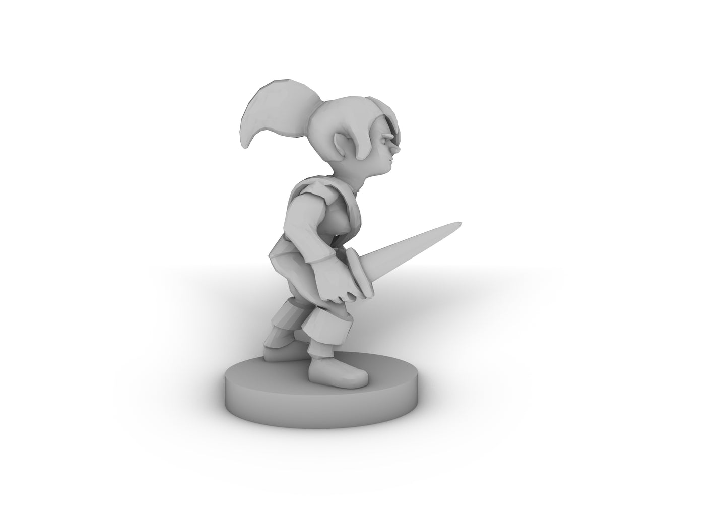 Halfling Female Rogue Tabletop DND Gaming Miniature