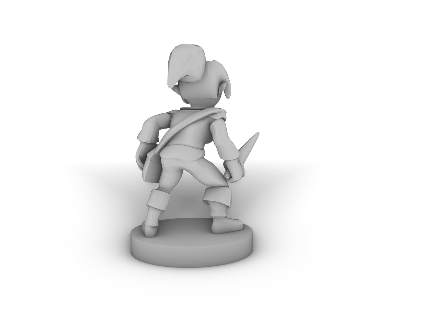 Halfling Female Rogue Tabletop DND Gaming Miniature