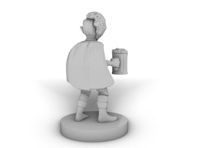 Halfling Female Rogue 2 Tabletop DND Gaming Miniature