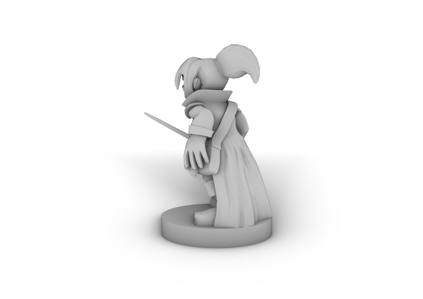 Halfling Female Swashbuckler Tabletop DND Gaming Miniature