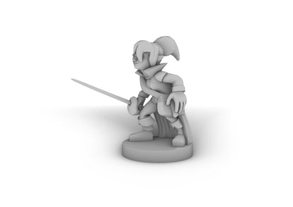 Halfling Female Swashbuckler Tabletop DND Gaming Miniature