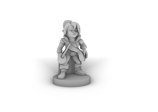 Halfling Female Swashbuckler Tabletop DND Gaming Miniature