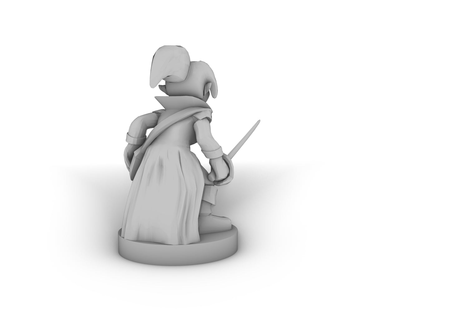 Halfling Female Swashbuckler Tabletop DND Gaming Miniature