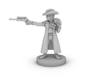 Halfling Gunslinger Tabletop DND Gaming Miniature