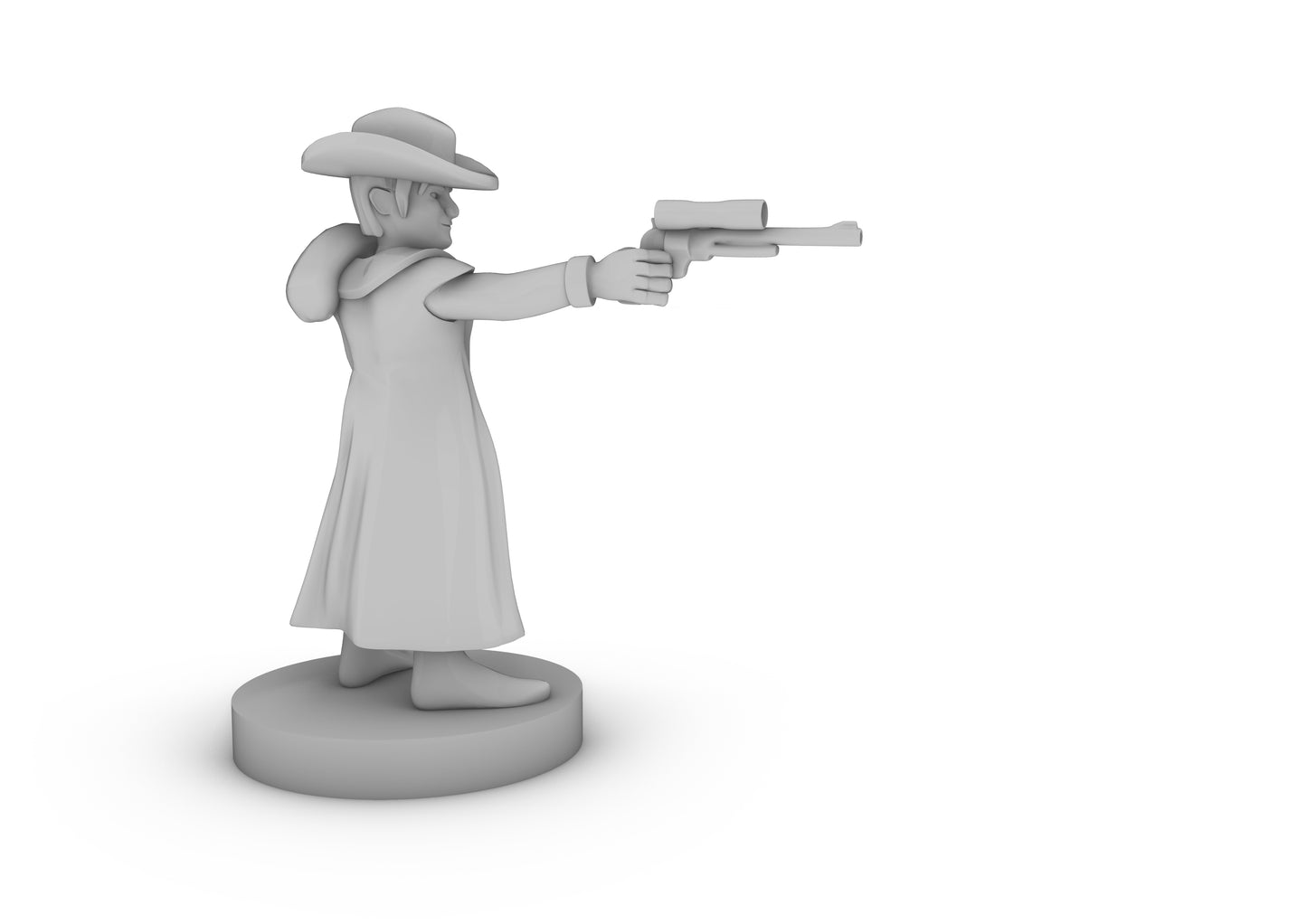 Halfling Gunslinger Tabletop DND Gaming Miniature