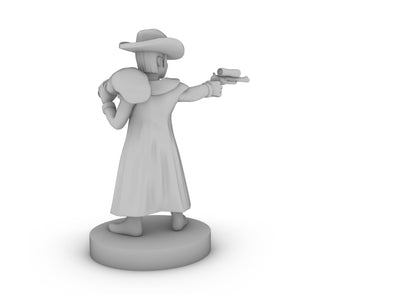 Halfling Gunslinger Tabletop DND Gaming Miniature