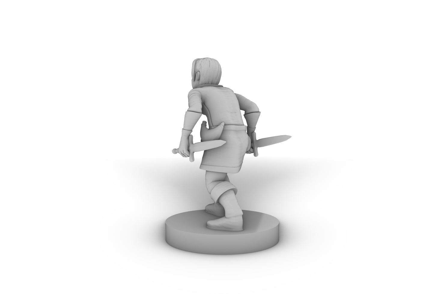 Halfling Male Rogue Tabletop DND Gaming Miniature