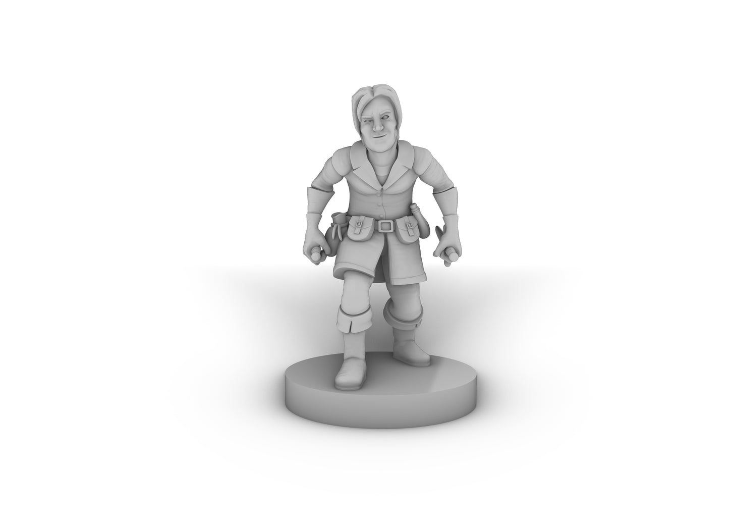 Halfling Male Rogue Tabletop DND Gaming Miniature