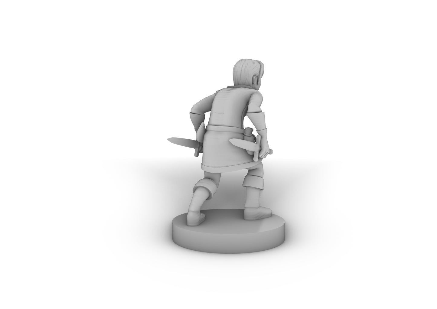 Halfling Male Rogue Tabletop DND Gaming Miniature