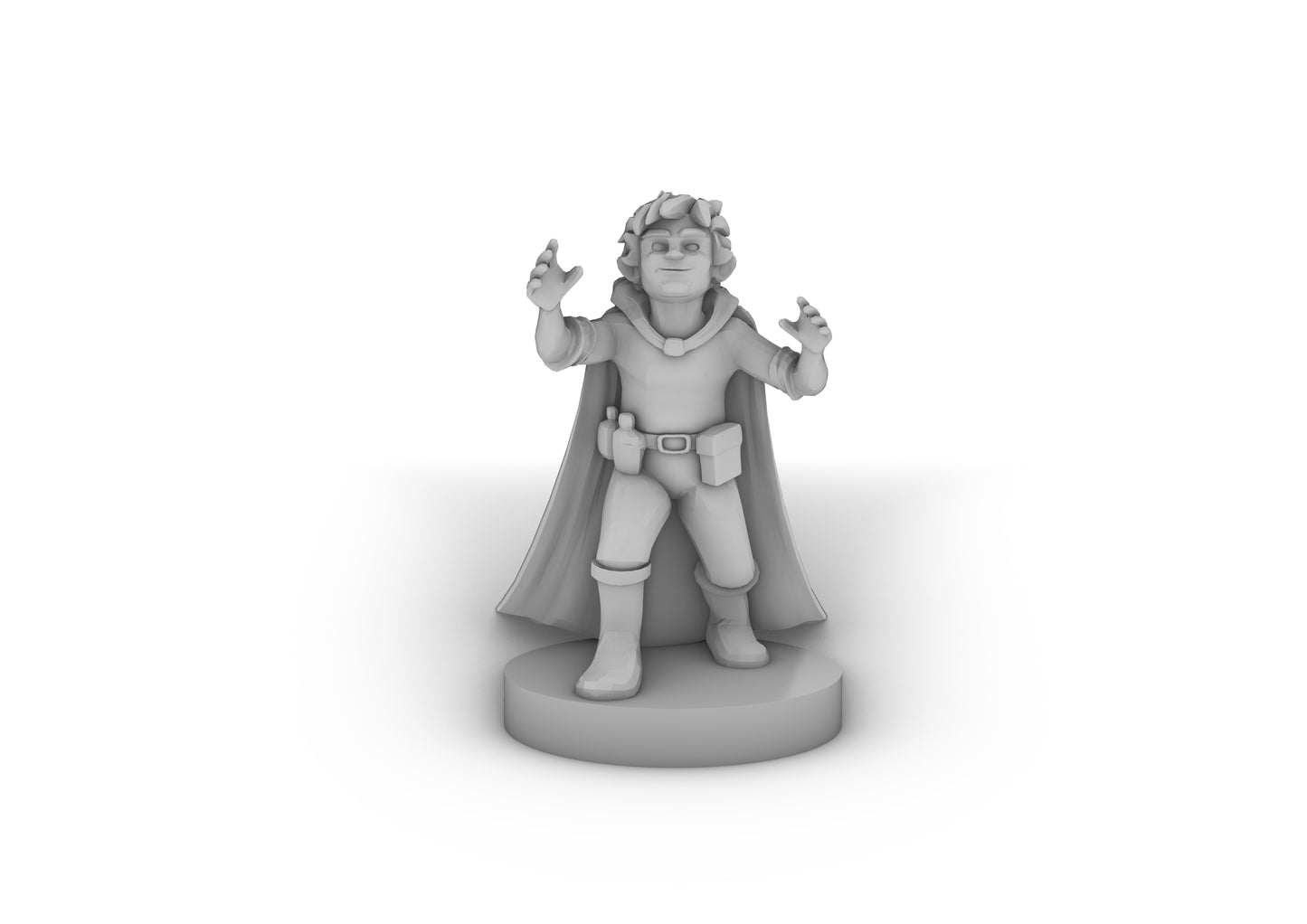 Halfling Male Sorcerer Tabletop DND Gaming Miniature