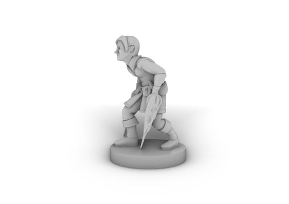 Halfling Male Soul Knife Rogue Tabletop DND Gaming Miniature