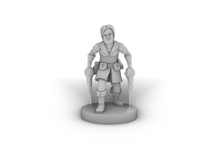 Halfling Male Soul Knife Rogue Tabletop DND Gaming Miniature