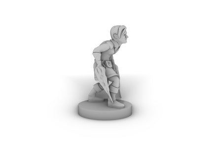 Halfling Male Soul Knife Rogue Tabletop DND Gaming Miniature