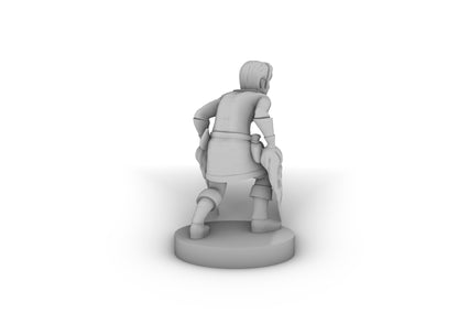 Halfling Male Soul Knife Rogue Tabletop DND Gaming Miniature