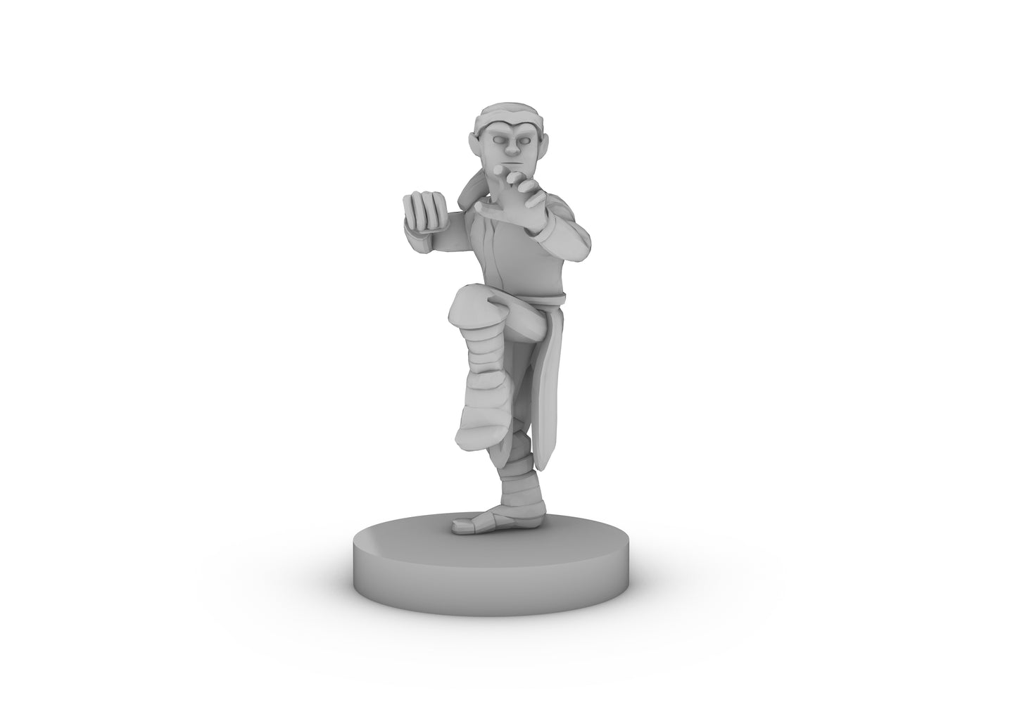 Halfling Monk Tabletop DND Gaming Miniature