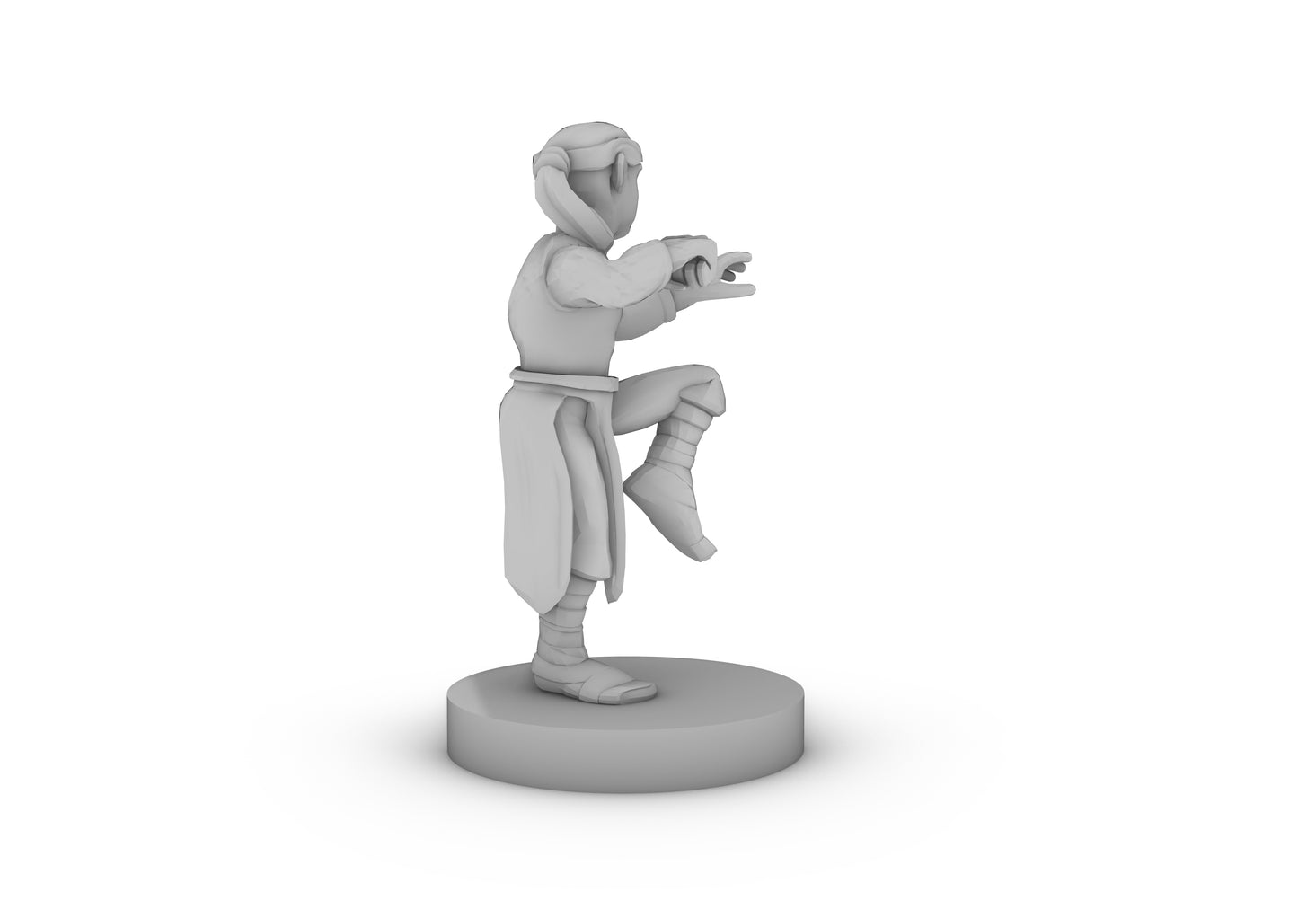 Halfling Monk Tabletop DND Gaming Miniature